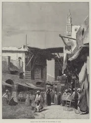 Basar in der Nähe der Straße der Mooskee in Kairo